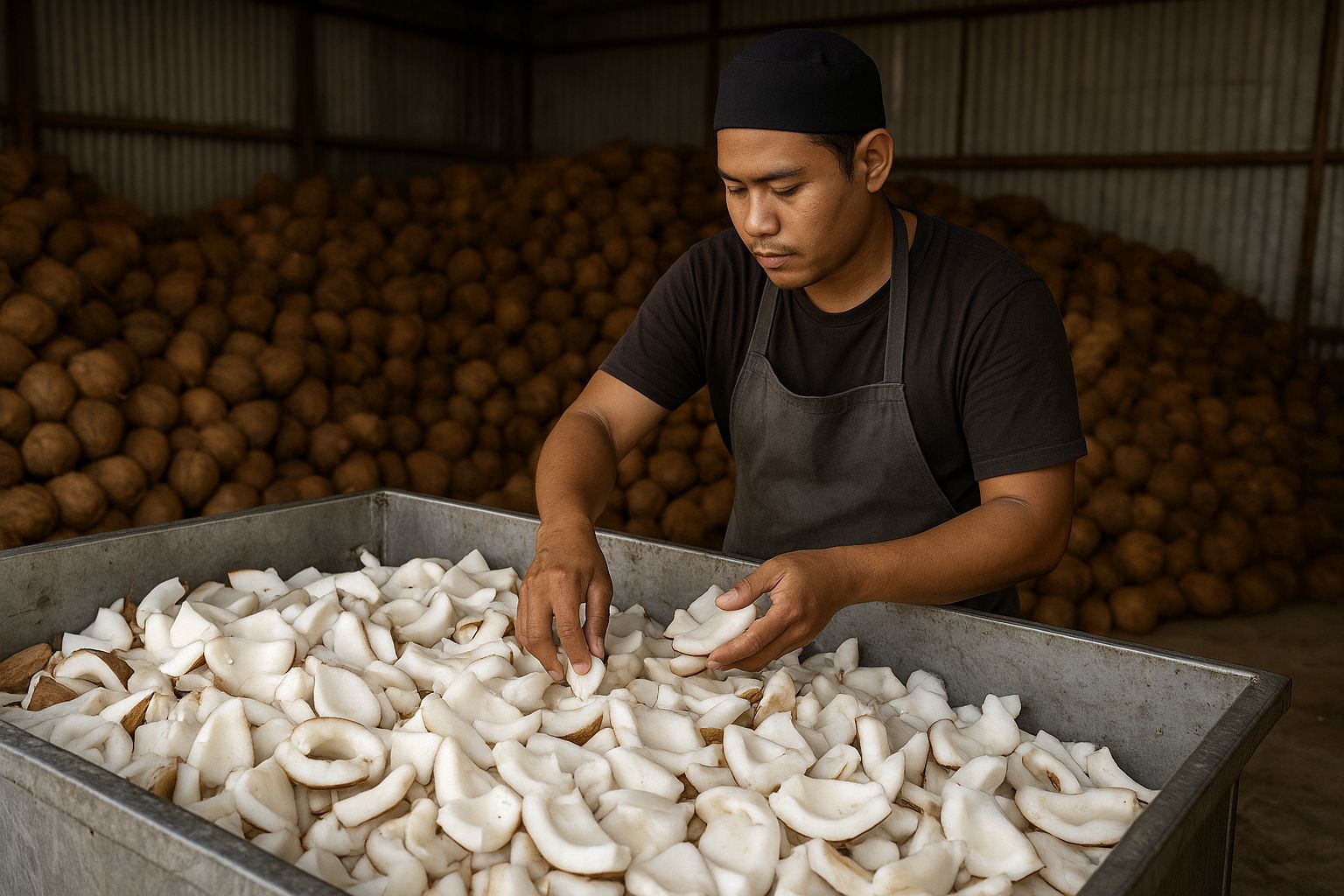 Daging Kelapa Putih 